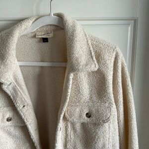 Universal Thread Fuzzy Button Up Jacket